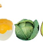 Alimenti sani per abbassare il colesterolo LDL in 30 giorni, come frutta, verdura e cereali integrali.