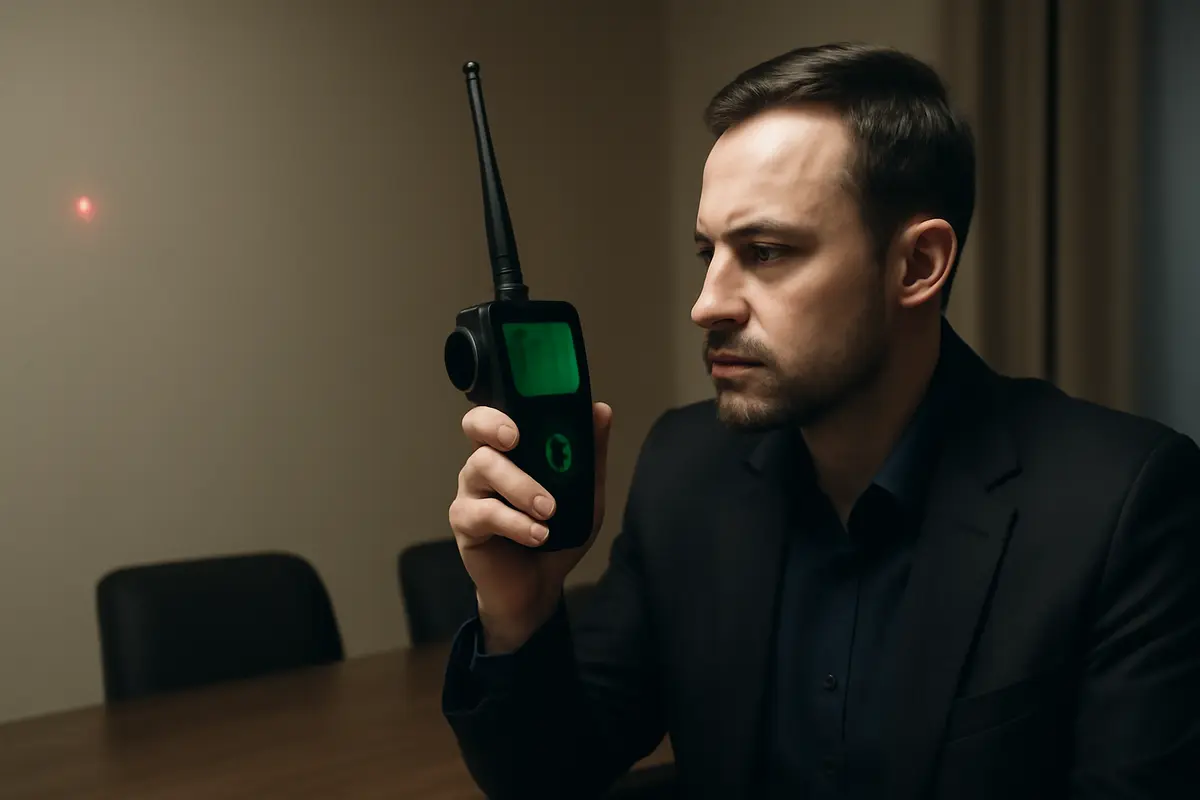 Come rilevare la presenza di microcamere in ambienti riservati? Metodo usato dagli specialisti per la bonifica discreta